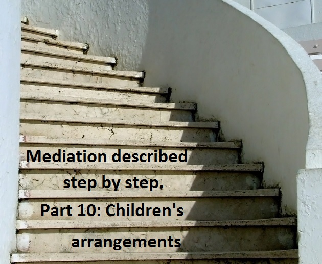 Mediation described step by step. Part 10:  Children’s arrangements
